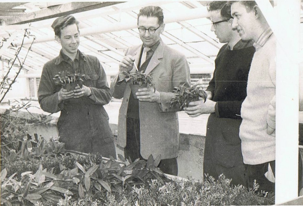 Luitzen Visser op de Tuinbouwschool